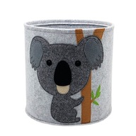 Plstený košík na hračky KOALA 35 cm