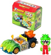 ŽIAR V TME T-RACERS GLOW SET, ZÁVODNÉ AUTO + VODIČ