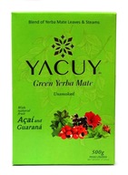 Yerba Mate Yacuy GUARANA ACAI 500g sin humo 0,5kg