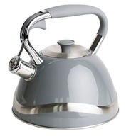 Kanvica s píšťalkou STEEL Induction Gas Grey 3L