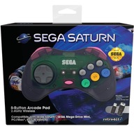 SEGA Saturn Wireless Grey Pad 2,4 GHz 9-pin + USB