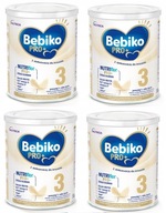 BEBIKO PRO+ 3 UPRAVENÉ MLIEKO PO 1 roku 4x700g