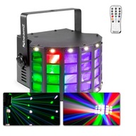 Derby efekt LED RGBW Strobe DMX IEC diaľkové ovládanie