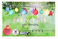 GARDEN GARLAND 15m 50 farebných LED svetiel