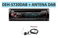 Propagácia PIONEER DEH-S720DAB RÁDIO BLUETOOTH DAB CD USB MP3 + DAB ANTÉNA