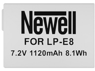 NEWELL 1120 mAh batéria pre Canon LP-E8