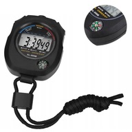 Digitálne stopky s alarmom elektronického kompasu