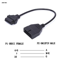 pre GM 12-pinový GM12 až 16-pinový kábel pre automatickú diagnostiku