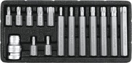 YATO TORX SECURITY 1/2' BIT SET 15EL