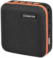 MANTA BEZDRÔTOVÝ BLUETOOTH REPRODUKTOR 10 W MP3 AUX micro SD USB SPK01GO