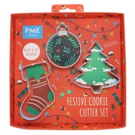 Festive Cookie formičky na vianočné pečivo - PME - 3 ks.