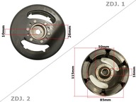 MAGNETOVÝ ZOTRVAČNÍK SIMSON S51 S70 KR51 12V DE