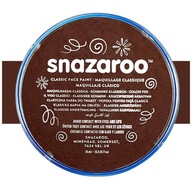 Snazaroo farba na tvár a telo 18 ml DARK BROWN Tmavohnedá