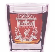 Pohár na whisky s rytím Liverpool GRAVÍROVANIE!