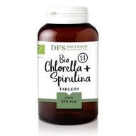 DIÉTNA STRAVA BIO CHLORELLA SPIRULINA 375t ODKYSELENIE