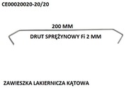 Lakové vešiaky S CE00020020-20 / 20 50 ks.