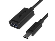 Kábel Unitek USB Type-C na USB-A samica 10 Gbps 60 W