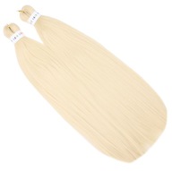 Kanekalon syntetické vlasy 2 chvosty 70 cm BLOND PREDNATAŽENÉ MOSTKY