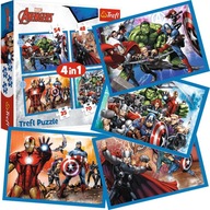 TREFL PUZZLE SET 4V1 MARVEL THE BRAVE AVENGERS