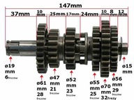 HRIADEĽ PREVODOVKY ATV 200 VEĽKÝCH KOLIES