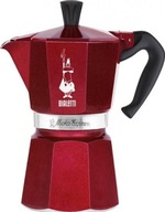 Kávovar Bialetti Deco Glamour Moka Express 3TZ (130 ml) červený