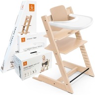 STOKKE Tripp Trapp súprava vysokej stoličky 3v1 – Natural