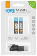 Newell AA 1550 mAh USB-C batéria 2 ks