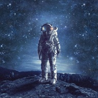 Dres l dlhý panel: vesmírny priestor astronaut