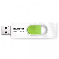 Adata UV320 32GB USB3.2 biely a zelený Pendrive