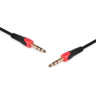 Kábel 2x Veľký Jack 6,3mm Stereo VITALCO Zástrčky 5m