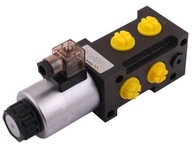 Rozdeľovač riadenie smerového solenoidového ventilu W-E12DVS6/2 G1/2 12V 80L WARYŃSKI