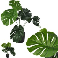 UMELÉ MONSTERA V ČRENÍKU, AKO ŽIVÁ RASTLINA