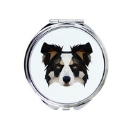 Border Collie Skladacie zrkadlo Geometrický pes