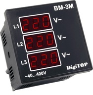 DigiTOP 50-400V BM-3M DIGITÁLNY VOLTMETER