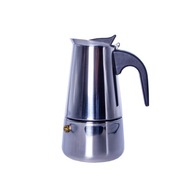 Kávovar Moka Pot, 200 ml, oceľ, 4 šálky, 4 šálky