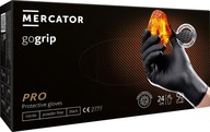 Mercator GoGrip Black nitrilové rukavice 50 kusov, veľkosť XL