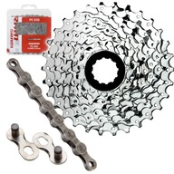 Sram PG-850 8-rýchlostná kazeta 11-28 + reťaz Sram PC 830, 114 článkov