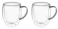 GLASS DUO hrnček s dvojitou stenou, 2 x 340 ml