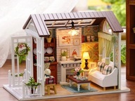 OBÝVAČKA DOLLHOUSE NA MONTÁŽ LED 8008-A 20,6CM