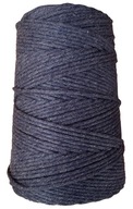 Bavlnená šnúra pre macrame Dark Jeans 200m 3mm