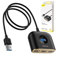 BASEUS Square CAHUB-AY01 hub 4 Micro USB porty