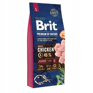 Brit Premium By Nature Junior Large 15 kg + ZDARMA