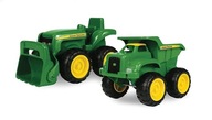 Sklápač John Deere + traktor TOMY