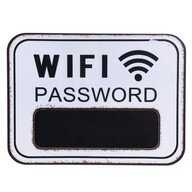 Mdf nástenná tabuľa White Wifi Password Chalk