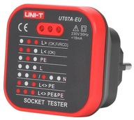 Tester, merač a indikátor siete zásuviek radu 230V UNI-T UT07A