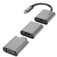 HAMA USB-C - Mini-DisplayPort + HDMI + VGA adaptér