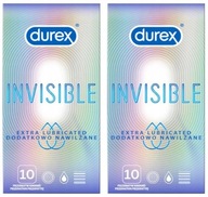 DUREX INVISIBLE CONDOM 20 ks Vlhčené