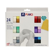 FIMO 24kolx25g efektová termosetová hmota