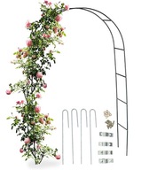 ZÁHRADNÁ PERGOLA OBLÚK NA RUŽE KVETY 240cm + KOTVY