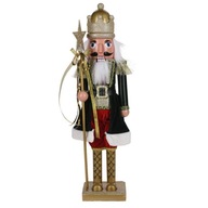 Luskáčik Santa STANDING zlatá korunka